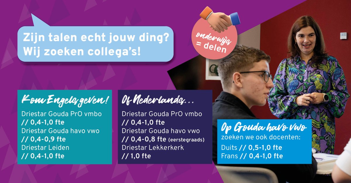Driestar Gouda, Leiden, Lekkerkerk tweet media