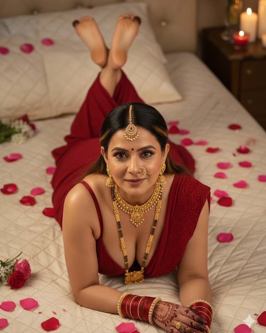 NainaMehta95's tweet photo. Not every suhagraat belongs to a beginning, some belong to rediscovery. A night that’s mine, in every sense. 🔥

#SuhagraatVibes #BoldAndFree #LivingMyTruth #Unapologetic #OwnYourChoices #BeyondTradition #EmotionalFreedom https://t.co/b4nfS6YBMp