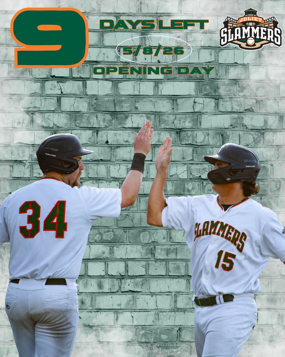 JolietSlammers's tweet image. 9 days until our favourite day of the year.

🎟️ticketreturn.com/prod2new//team…

#GetLockedIn #OpeningDay #BaseballSeason