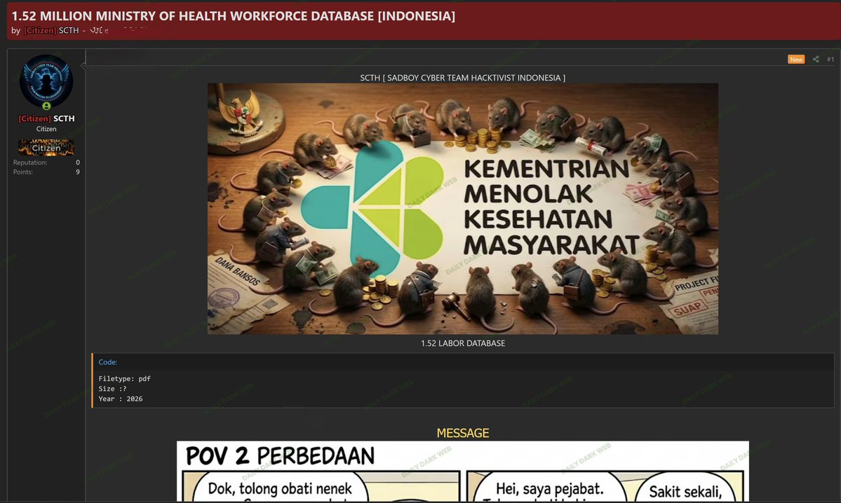 Dark Web Intelligence tweet media