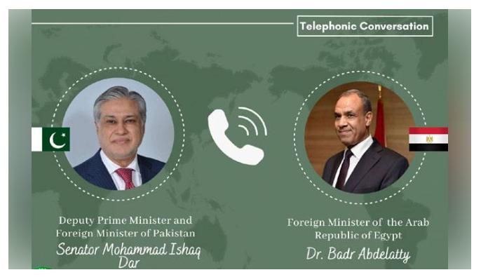 ZainAlimanager's tweet image. نائب وزیرِ اعظم و وزیرِ خارجہ اسحاق ڈار نے مصری وزیرِ خارجہ بدر عبدالعاطی سے ٹیلیفونک رابطہ کیا، جس میں ترجمان دفتر خارجہ کے مطابق مصر نے پاکستان کی مسلسل سفارتی کوششوں کو سراہتے ہوئے اسے خطے میں استحکام کے لیے اہم قرار دیا۔
#Pakistan #Diplomacy #ForeignPolicy