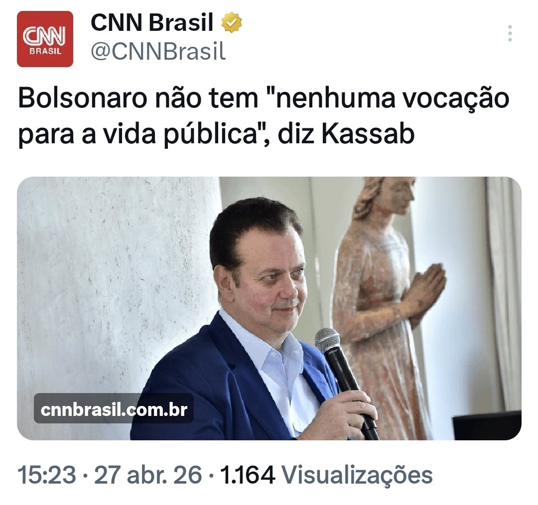 Eu nunca havia visto na história um ex-presidente ser tão falado, citado, aclamado, dia e noite, como o Jair Bolsonaro.
É muito "medo" desses caras.