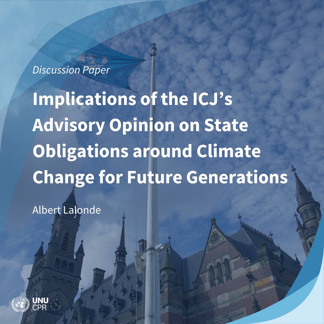 UN University Centre for Policy Research tweet media