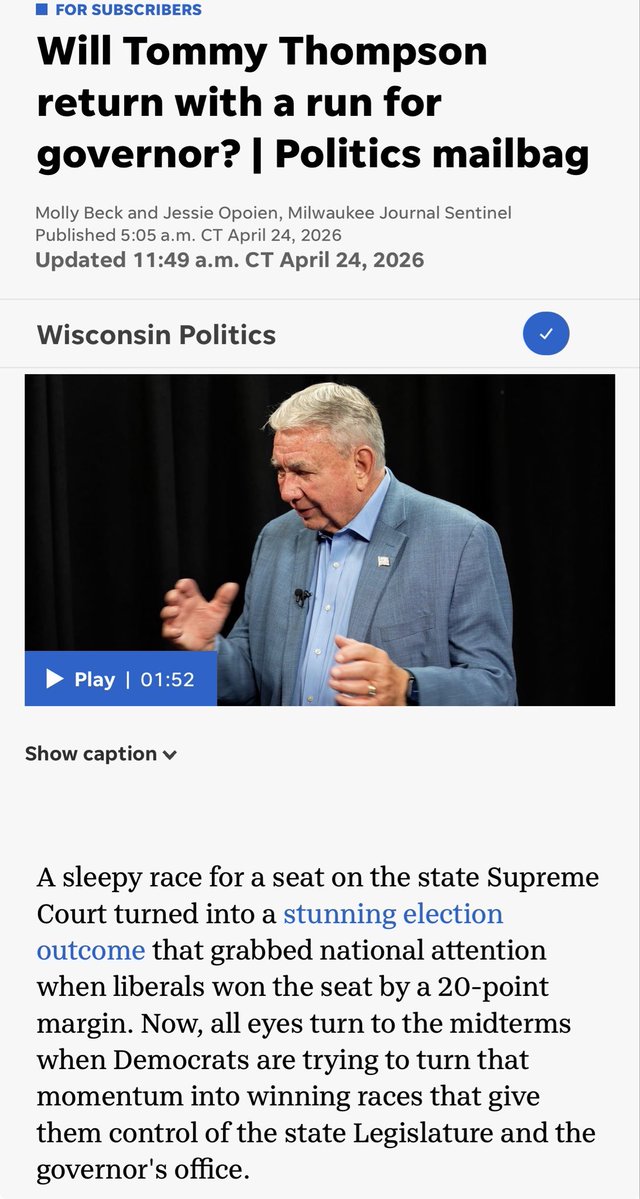 yourworstnemywi's tweet image. This is how bad the @TomTiffanyWI @TiffanyWarRoom campaign is going.

#Wisconsin #Republicans KNOW #ToxicTom will lose…BIG

#wipolitics