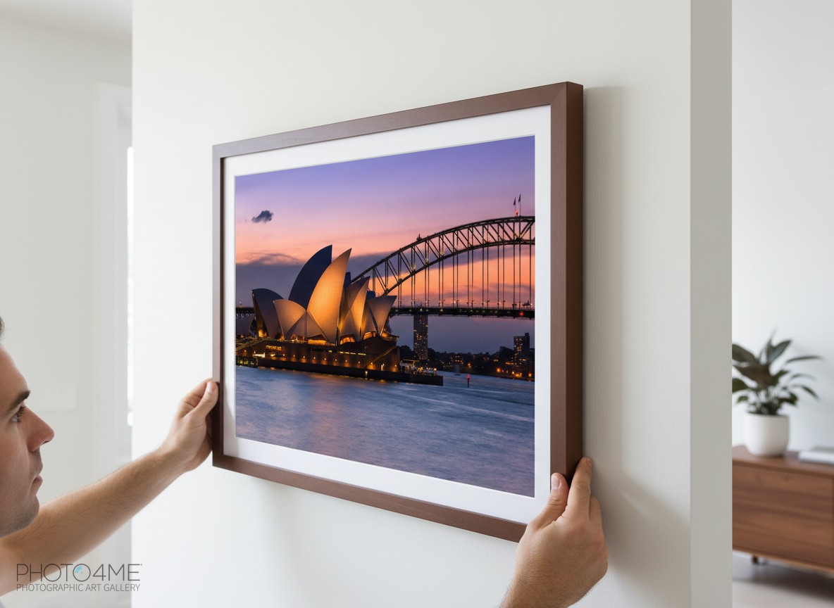 Photo4mecom's tweet image. Capture Sydney's magic! Andrew Michael's "Sydney Opera House and Harbour Bridge after sunset" perfectly blends golden light on the Opera House with the vibrant twilight sky. Stunning as a Framed Mounted Print!
#Photo4Me #SydneySunset #WallArt