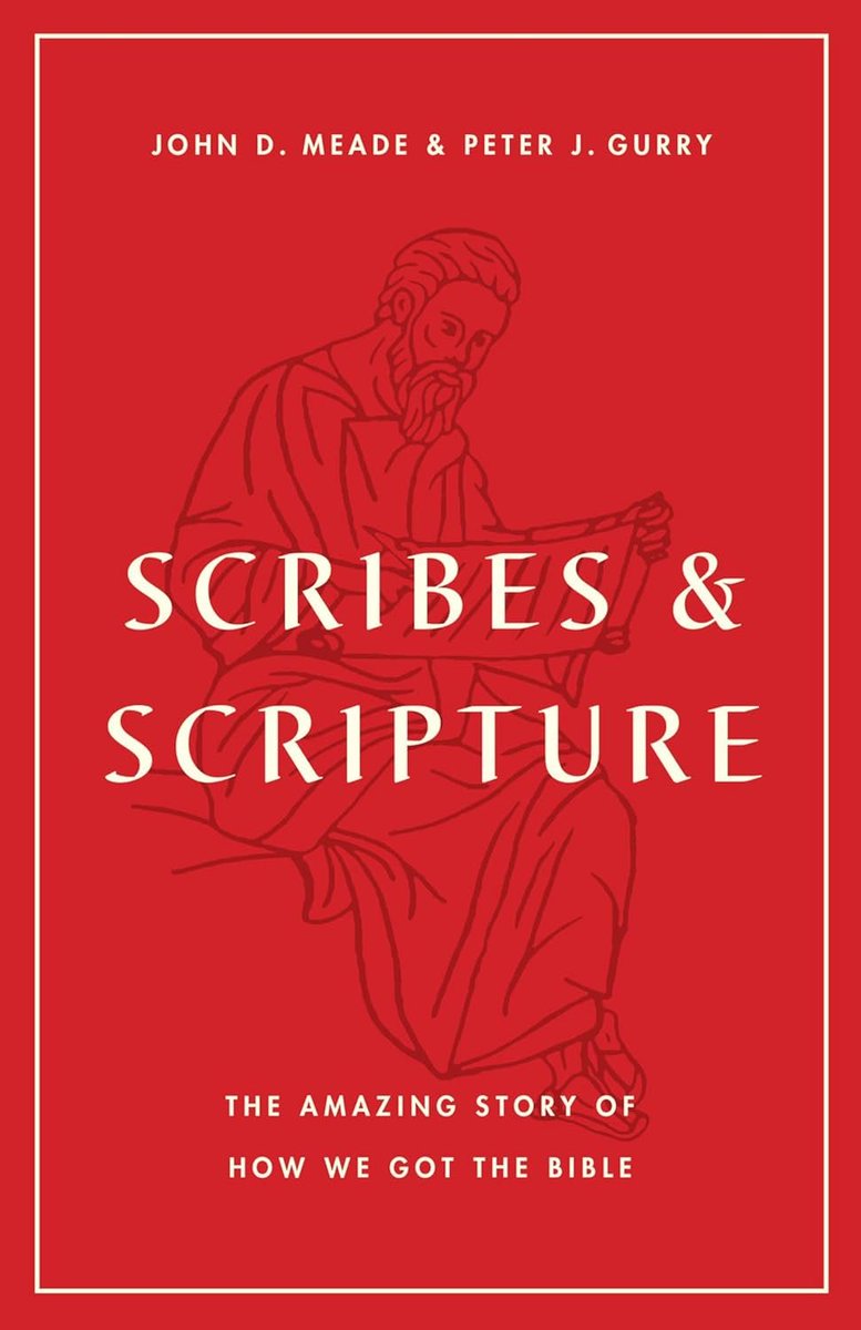 WomackPoetry26's tweet photo. The paperback version of Scribes and Scripture: The Amazing Story of How We Got the Bible by @pjgurry & @drjohnmeade is on sale for $15.96

“Many Christians love the Bible and yet know little of the fascinating story of what happened between its original composition and the book we can hold in our hands today. In Scribes and Scripture, John Meade and Peter Gurry provide a succinct and yet amazingly detailed overview of how the Bible was written and copied, canonized, and translated. This book will enable Christians to understand why Protestants have a different canon than Roman Catholics and the Eastern Orthodox. It will teach them how to respond to secular critics who claim the Bible has been hopelessly corrupted over time or that the process of canonization was the arbitrary result of power struggles in the early church. And it will encourage them that we can trust our Bibles without ignoring or downplaying the messy realities of scribal errors, variant manuscripts, or disagreements about canonicity in the church. Properly considered, these ‘human’ elements in the story of the Bible in no way detract from the Bible’s authority as the word of God. I enthusiastically recommend this timely, unique, wise, and God-honoring book to anyone who wonders how we have received the Bible we have today. It will be the first book I recommend on the subject to any curious inquirer.”
― @GavinOrtlund, President, Truth Unites; Theologian in Residence, Immanuel Nashville, Tennessee; Visiting Professor of Historical Theology, Phoenix Seminary

purchase link: https://t.co/f1jrXU5VtL

@crossway