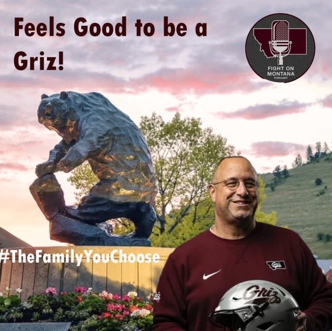 FightOnMontana's tweet photo. 🔥New Episode🔥
We had the pleasure of having Coach Bobby Kennedy on the podcast! We talk about…..
🏈Spring Game
🐻Recruiting
🏈Fall Camp
🐻 2026 Season

#GoGriz
#TheFamilyYouChoose 

Links in comments https://t.co/RjNhAuMv3B