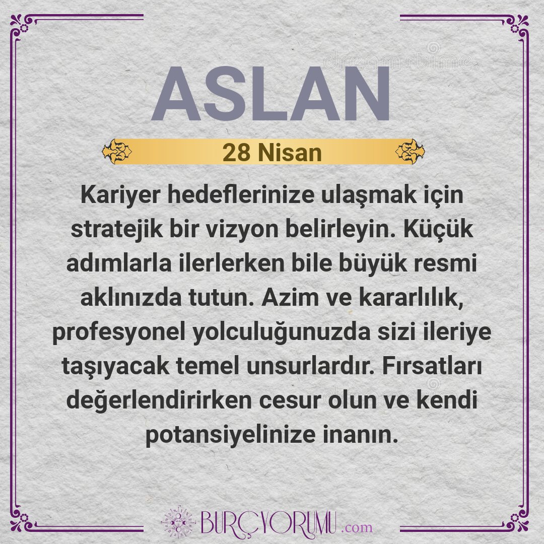 BurcYorumu_App's tweet image. ✨ 28 Nisan Aslan Günlük Yorumu

Kariyer hedeflerinize ulaşmak için stratejik bir vizyon belirleyin. Küçük adımlarla ilerlerken bile büyük resmi...

#Aslan #AslanBurcu #Astroloji #BurçYorumları
