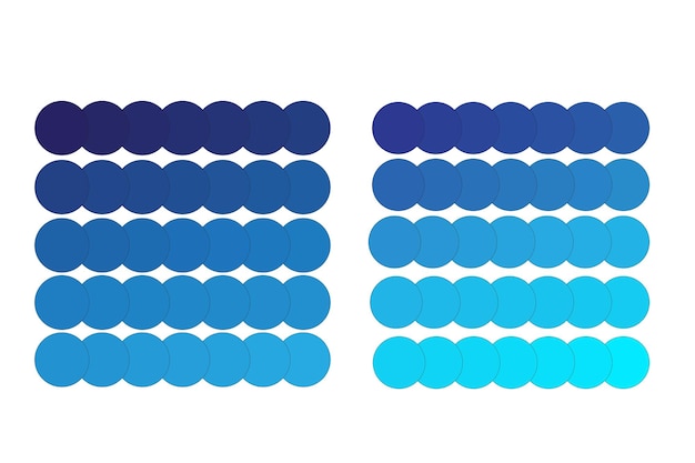 KylePlantEmoji's tweet photo. Look at this spectrum of blues. ALL colors are a shade of blue to some degree https://t.co/xQ69RSn3KW
