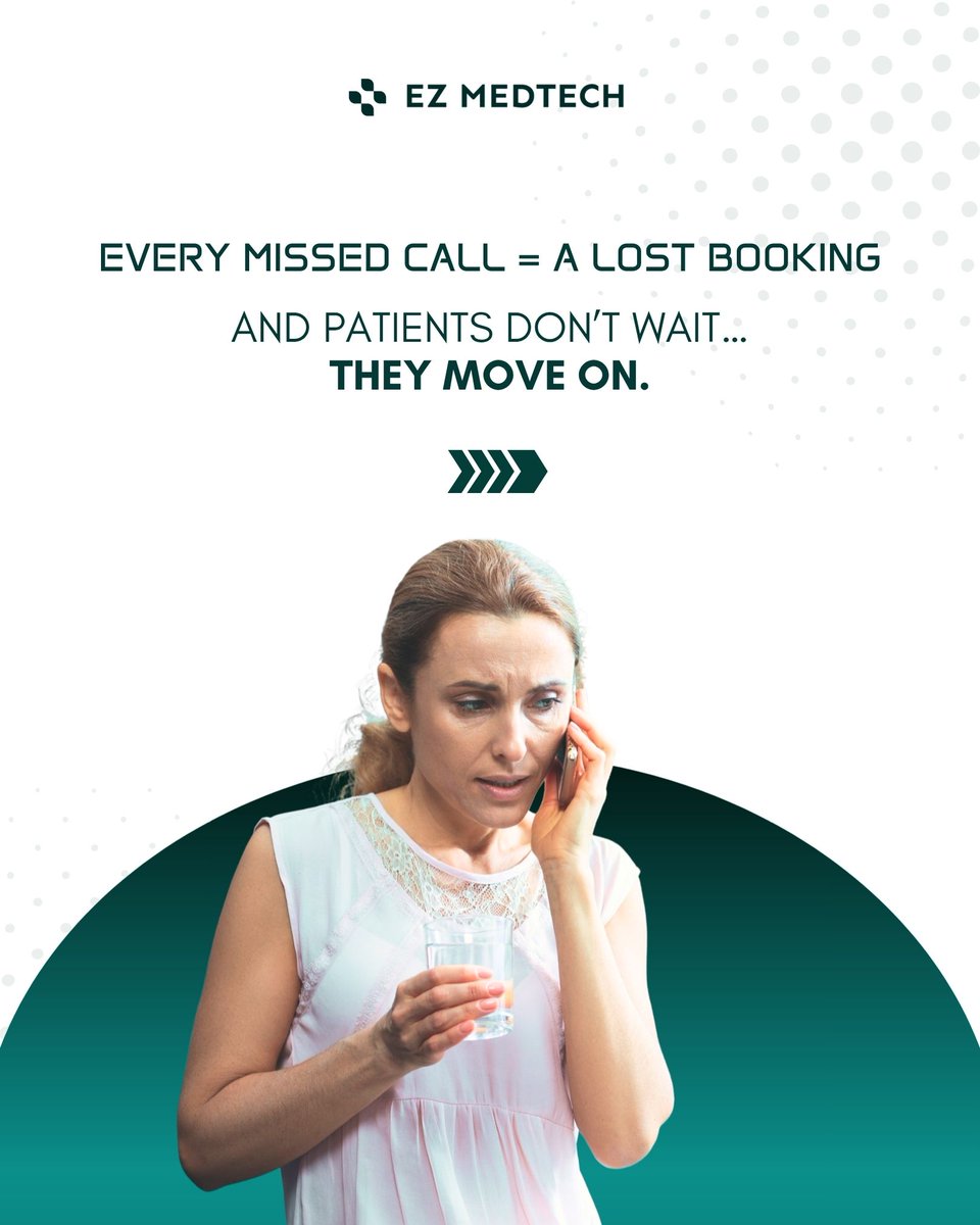 Ezmedtech171438's tweet image. Patients can order food in 30 seconds…
but booking your clinic still takes effort?
That’s where you lose them.

🔗 Book a demo: aileadfinder.blog/book/1

#HealthTech #ClinicAutomation #AIHealthcare #PatientExperience #DigitalHealth