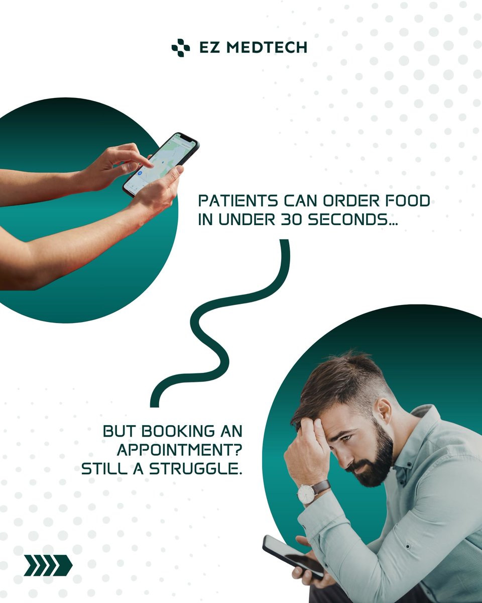 Ezmedtech171438's tweet image. Patients can order food in 30 seconds…
but booking your clinic still takes effort?
That’s where you lose them.

🔗 Book a demo: aileadfinder.blog/book/1

#HealthTech #ClinicAutomation #AIHealthcare #PatientExperience #DigitalHealth