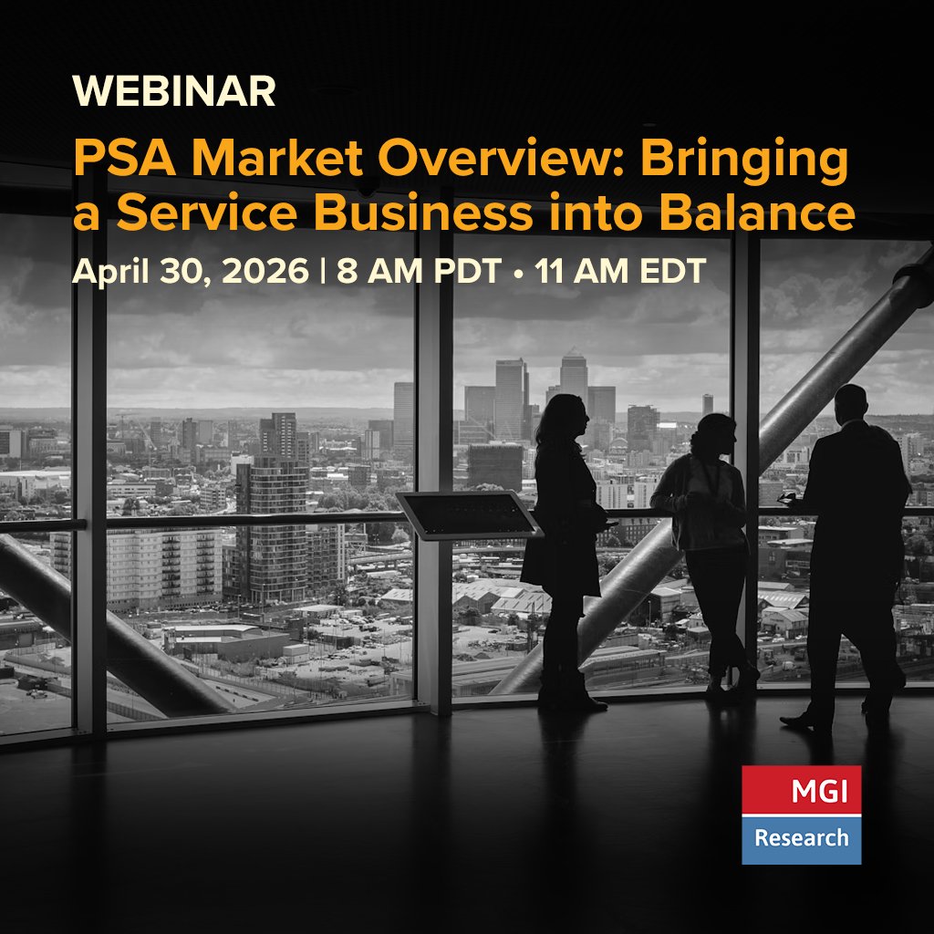 MGIResearch's tweet photo. Professional services firms are getting squeezed: margins, customer demands, resource chaos, &amp; AI disruption. On 4/30 at 8AM PT, MGI Research breaks down which PSA vendors are leading, lagging, and what buyers should know in today’s market.

Register: https://t.co/HC2wUUAoYT https://t.co/Oui2Dmyi7I