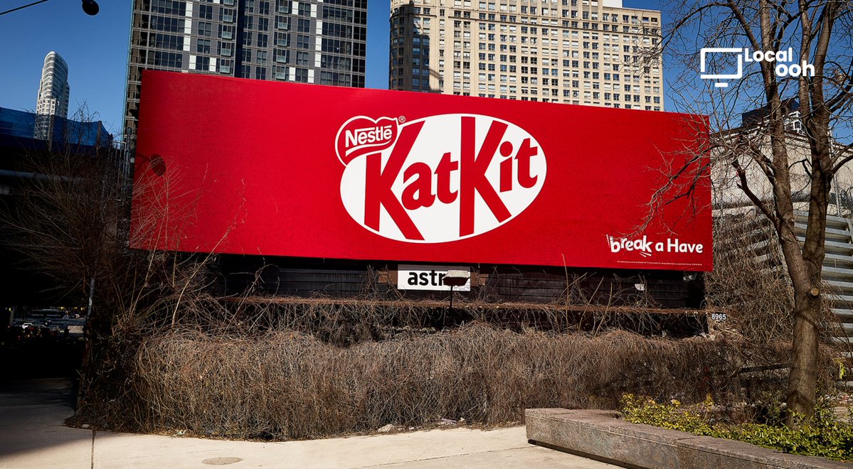 LocalOoh1's tweet image. Same break… different feel. 🍫

KitKat “Mix-Ups” plays with the familiar in OOH.

#KitKat #OOH #Creativity #Branding