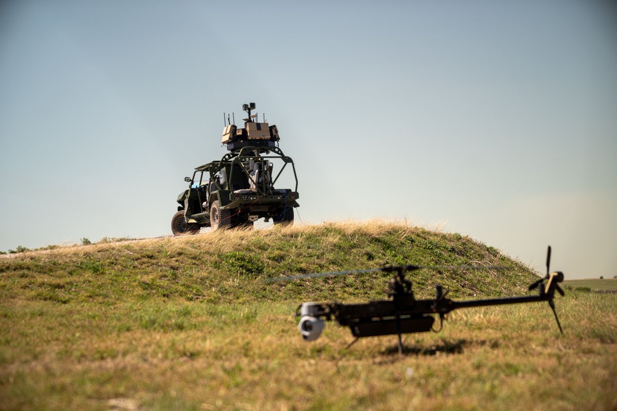devcom_gvsc's tweet photo. GVSC, along with the @1stCavalryDiv, conducted the ORION PRIME experimentation at Fort Hood, bringing together leading industry partners to demonstrate technologies to counter small unmanned aerial system threats and gather Soldier feedback to accelerate capability development. https://t.co/Qzv7Q7fIOm