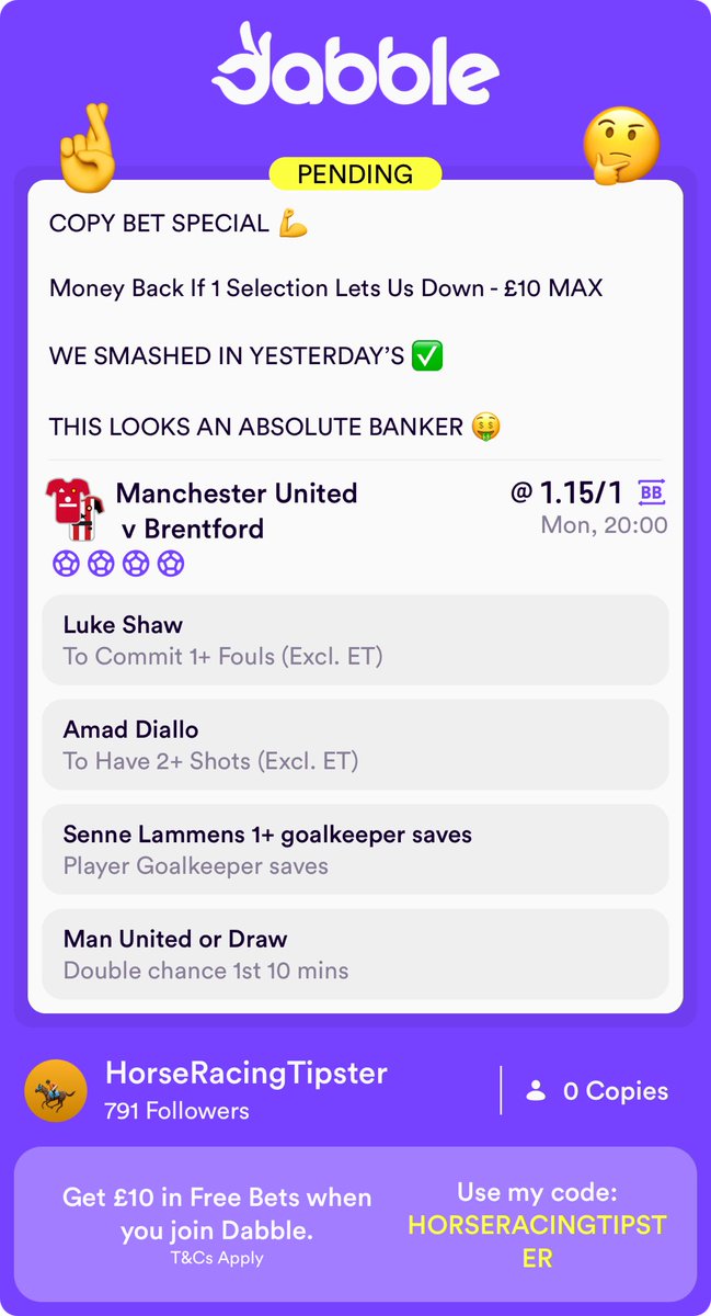 The Horse Racing Tipster tweet media