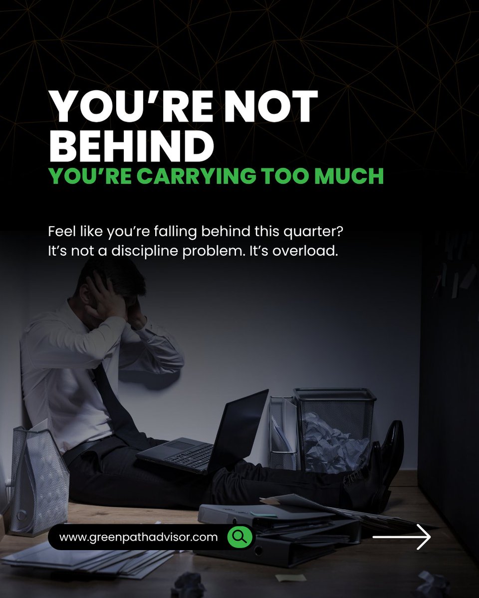 GreenpathVA's tweet photo. Feeling behind doesn’t always mean you need to work harder. Sometimes it means you’re carrying too much alone.

Many business owners mistake overload for failure. But the real issue is often lack of support, unclear priorities, and too many tasks competing for your attention.

When the right work stays with you and the rest is supported and everything starts to feel clearer.

📩 If business has felt heavier than it should lately, let’s talk about how to lighten the load.
📧 info@greenpathadvisor.com
🌐 https://t.co/vxDKOLyJ1I

#BusinessGrowth #EntrepreneurSupport #VirtualAssistant #GreenpathAdvisors