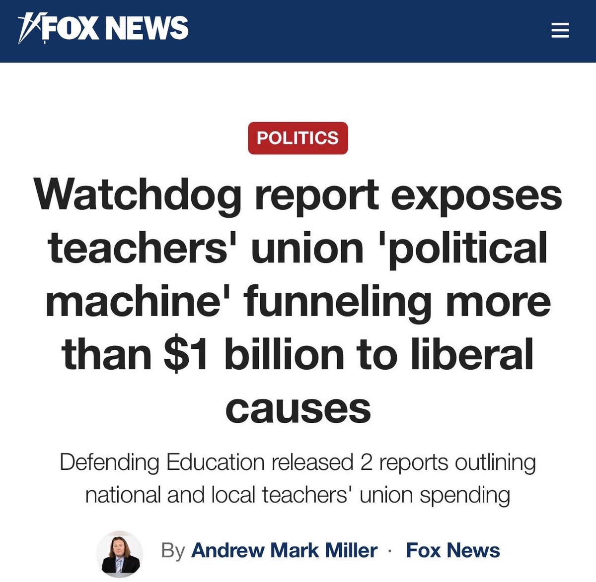 EDSecMcMahon's tweet photo. It is indefensible that organizations claiming to care about students have reportedly directed over $1 billion to liberal pet projects while student outcomes continue to lag.

Yet another case study in why education should answer to students and families in the states. https://t.co/JnSFDeW9Sa