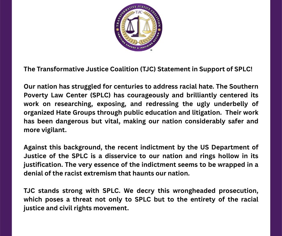 Transformative Justice Coalition tweet media