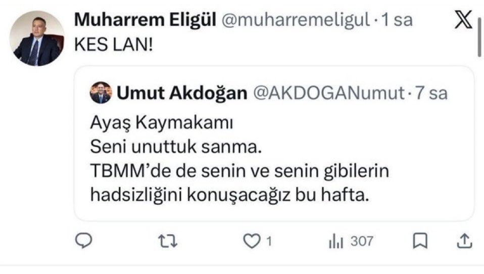 Analar ne yiğitler doğurdu bu topraklarda…
Kimi uzun nutuklarla konuşur, kimi iki kelimeyle noktayı koyar.

Cevap çok net, çok sade, çok yerinde: Kes lan!