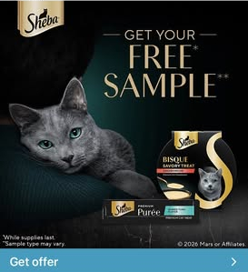 icravefreebies's tweet image. FREE SHEBA Bisque or Purée Cat Food Sample wp.me/peImZF-14pI #freebies #freestuff #free #freesamples