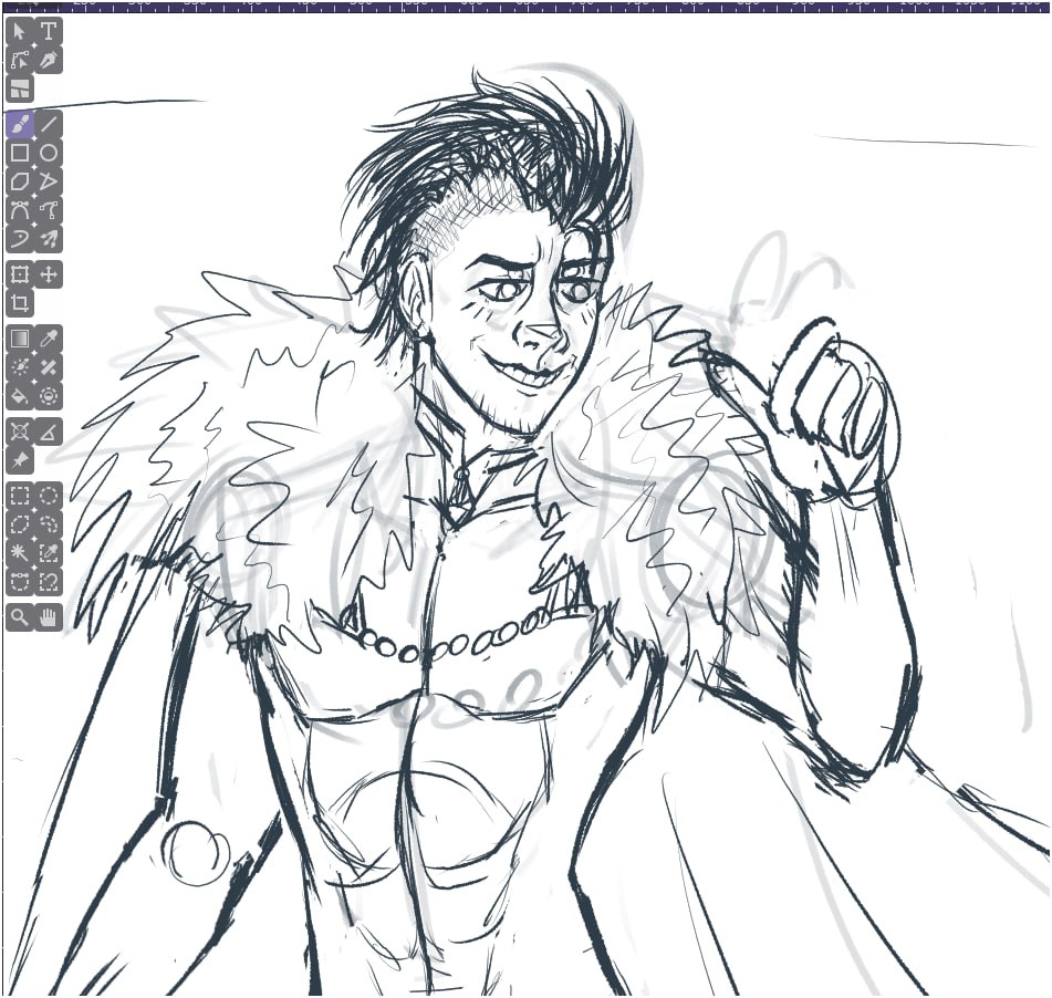 ViktoriaV115's tweet image. Gist sketch &amp;gt;3
#invinciblefanart #MohawkMark #sketch