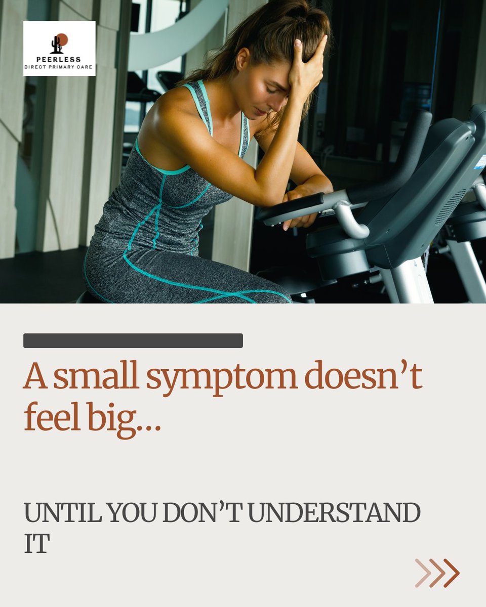 peerlesscare's tweet image. It’s not the symptom it’s the uncertainty that makes it feel worse. Without answers, your mind fills in the worst. Clarity changes that. Don’t guess get real answers.

#DirectPrimaryCare #DPC #HealthcareSimplified #DramaFreeHealthcare #PatientFirst #AffordableHealthcare