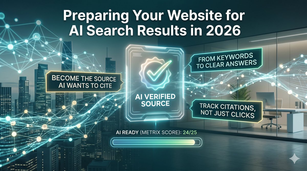IstihadRabbi's tweet photo. Check out the latest article in my newsletter: Preparing Your Website for AI Search Results in 2026 https://t.co/a8D7XeURuK via @LinkedIn https://t.co/VOtVv1XqXf