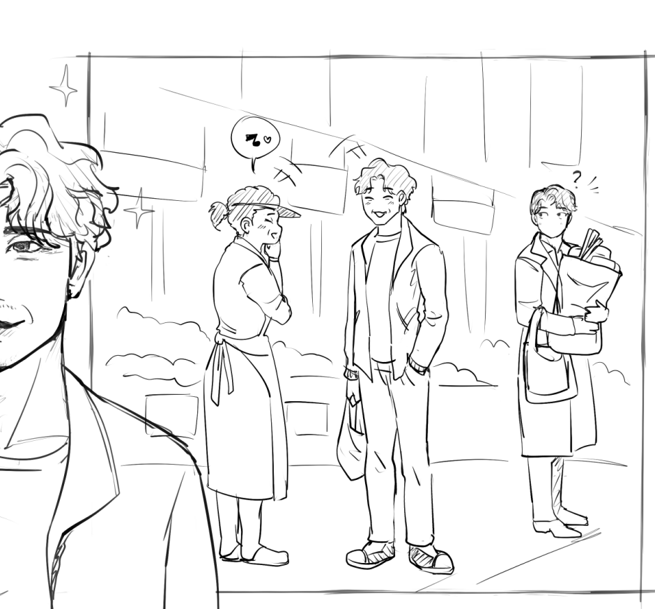 (WIP) when Dongsik flirts with the market ajumma😆