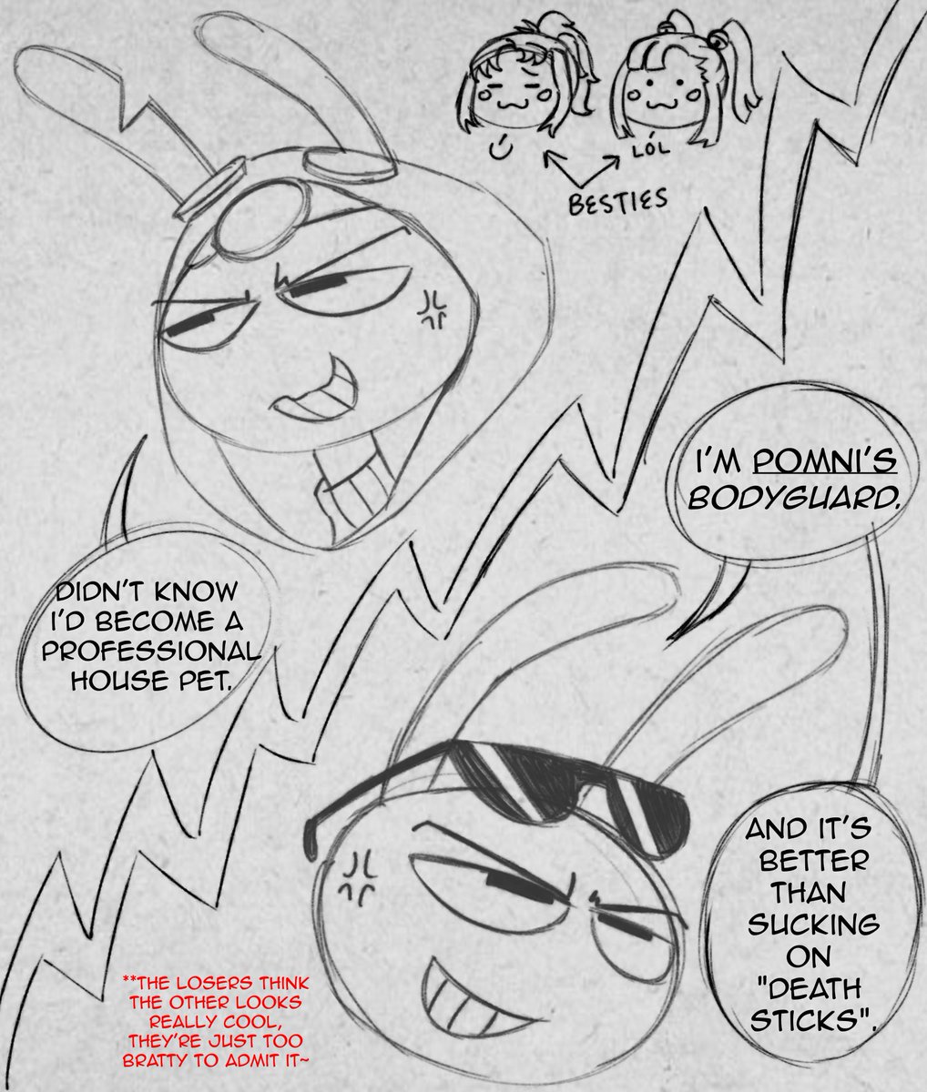 Krushied's tweet image. Jax and Jax from different AUs 💖✨👀
Jax on the left belonging to the lovely @jbvr4t 💖
°•°•°
#tadcjax #funnybunny #tadc