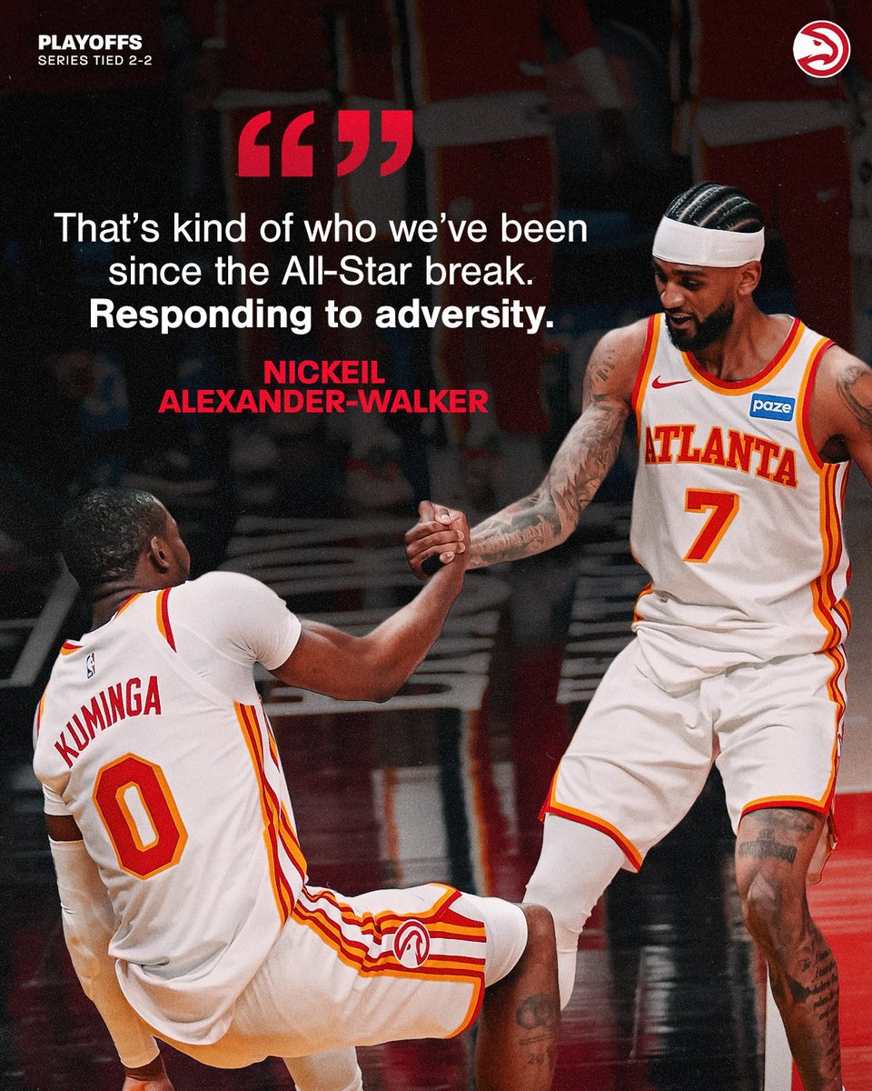 ATLHawks's tweet photo. Back at it tomorrow 💯 https://t.co/mmVuQGybQ9