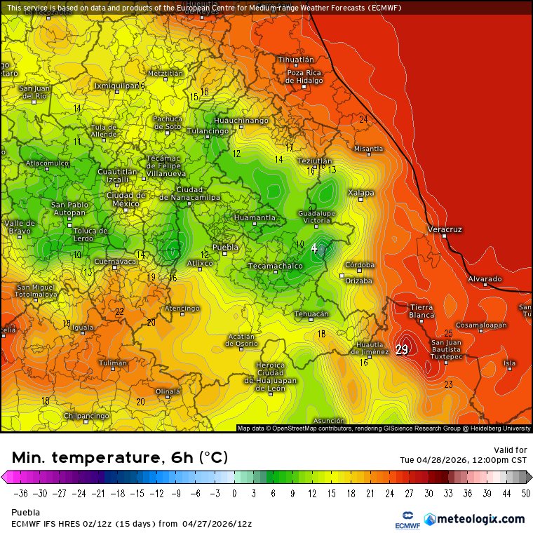 Meteorología Puebla tweet media