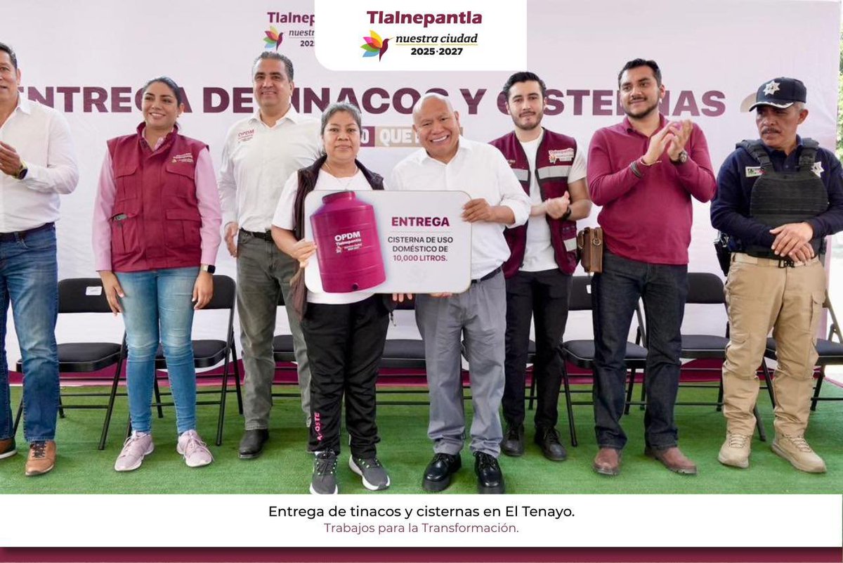 CorresponsalsMX's tweet image. Más vale tener reserva👇
📢Para evitar escasez de #agua el @Gob_Tlalne comenzó la entrega #cisternas y #tinacos a los habitantes.
#estados @raciel_perezc #vecinosTlalnepantla