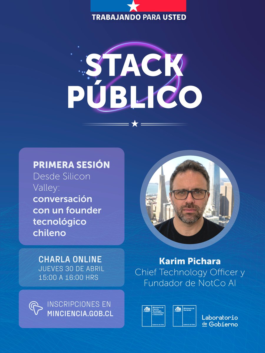 Min. Ciencia, Tecnología, Conocimiento tweet media