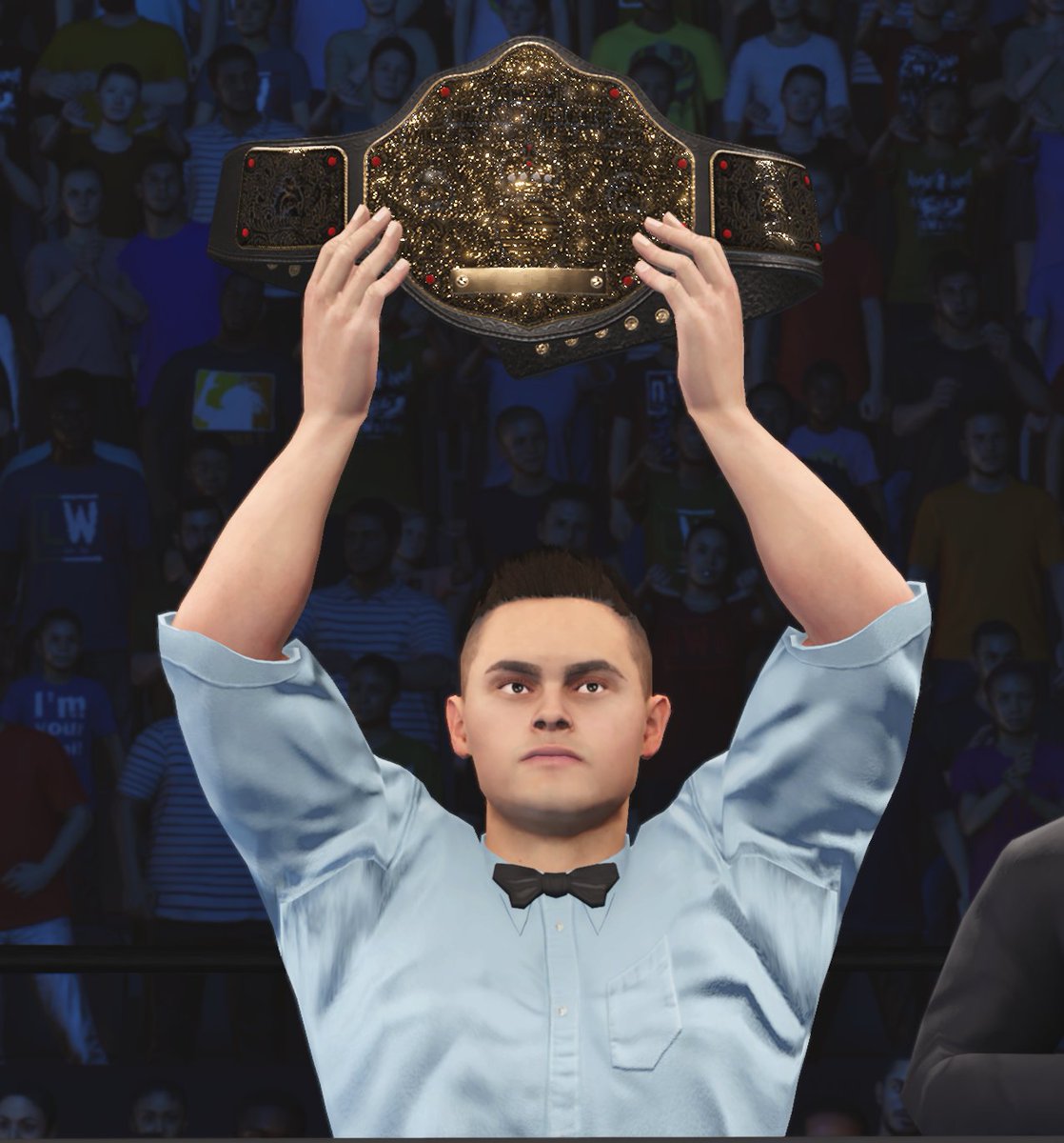 The belt textures work well, but I need to figure out why the WWE logo is sometimes slightly visible despite checking all textures and channels.

#WWE2K26