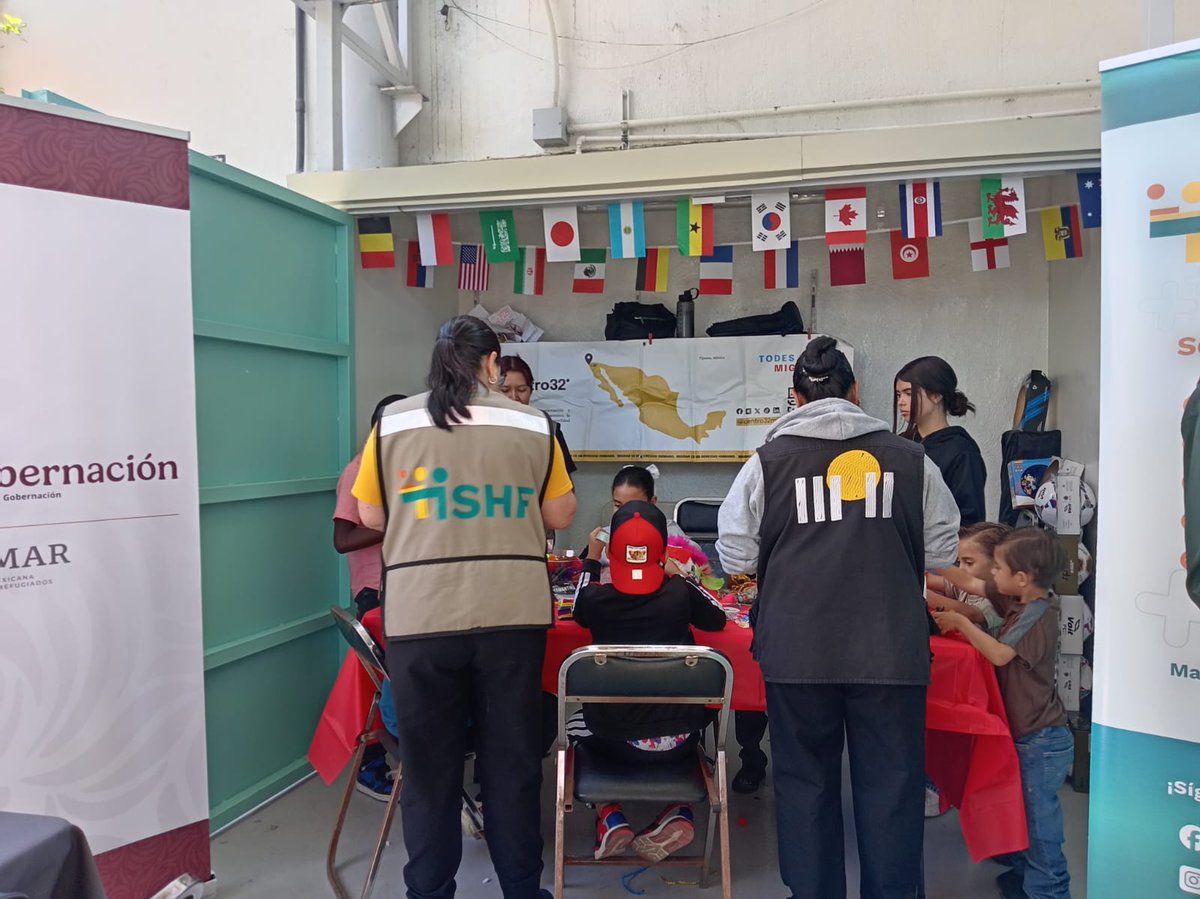 comar_sg's tweet image. En #Tijuana En el #CMS BC Frontera solidaria se efectuó la "23a Jornada de Inclusión y Coexistencia", donde hubo convivencia intercultural.

Se brindaron atenciones e información sobre derechos, servicios y mecanismos de apoyo para la integración local.

@SEGOB_mx