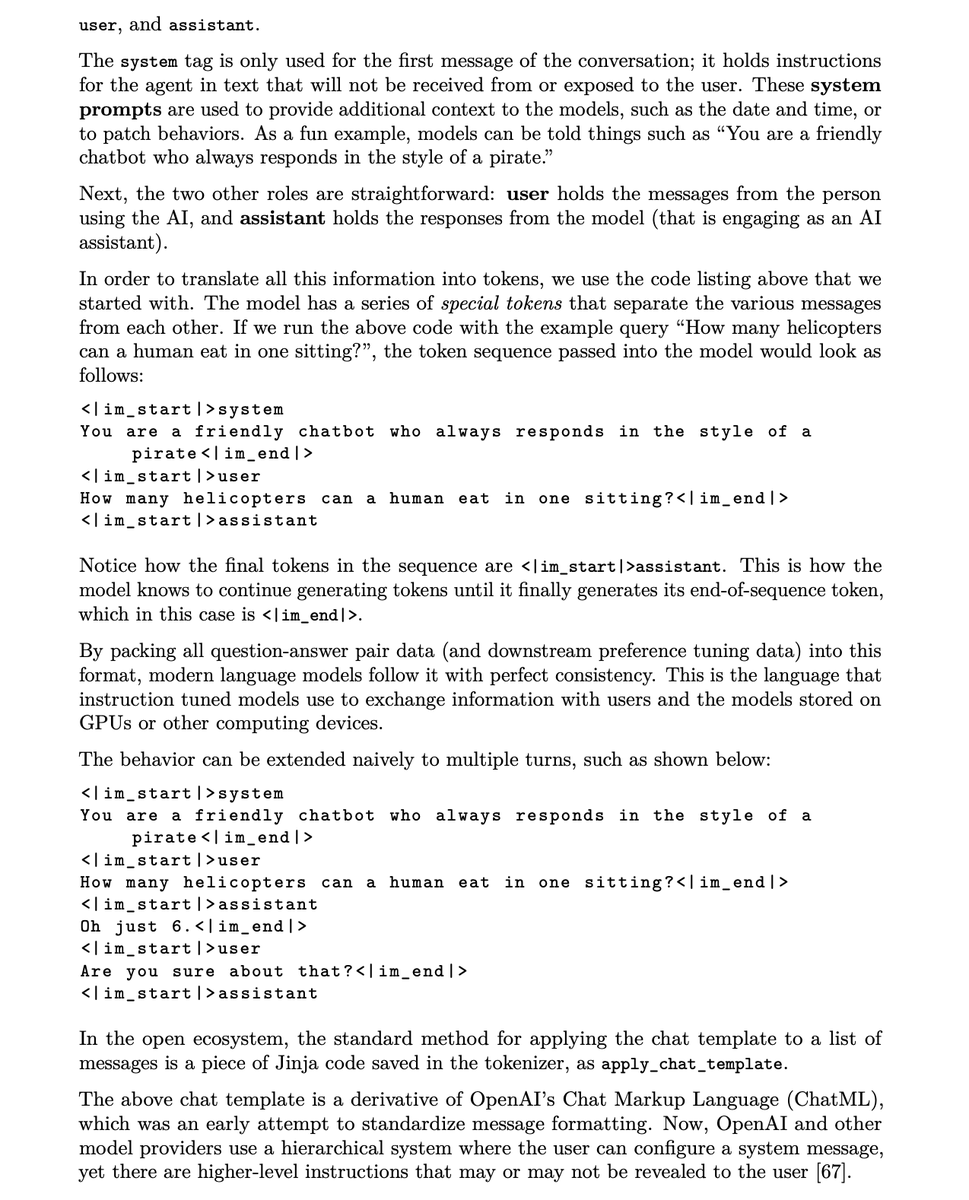 Instruction Fine-tuning
- Chat templates and the structure of instructions
- Best practices of instruction tuning
- Implementation