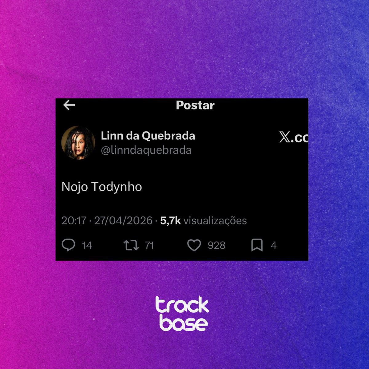 TrackBase tweet media