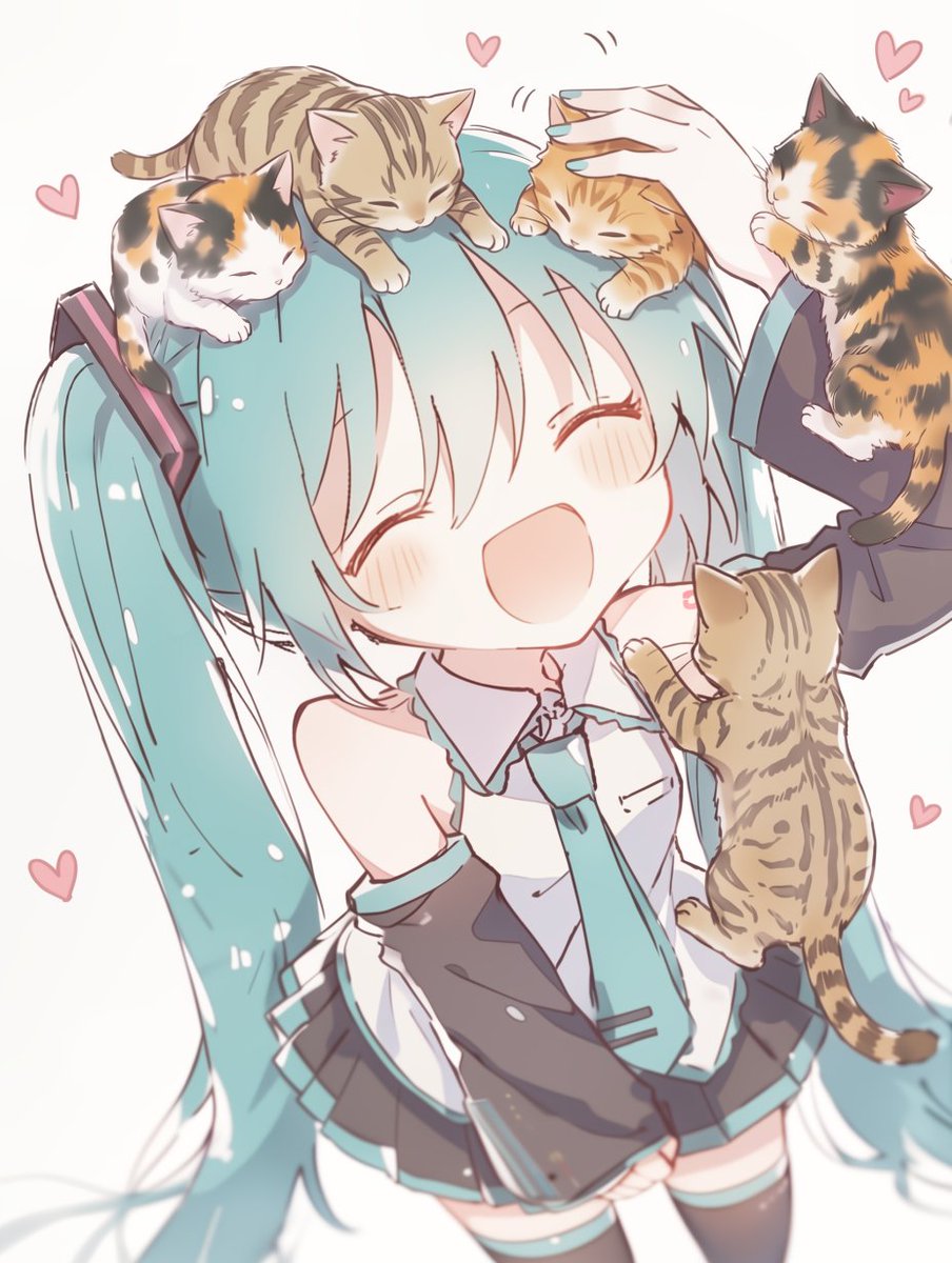 mirute3939's tweet photo. Hearts all around💕🌞🐾
#初音ミク https://t.co/6FTCegX05f