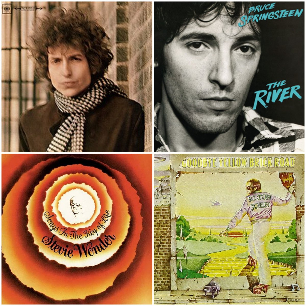 TonyJones000's tweet image. #Music What's your favorite double album from the four pictured and which one is the runner-up? 💿🎶🥁🎸