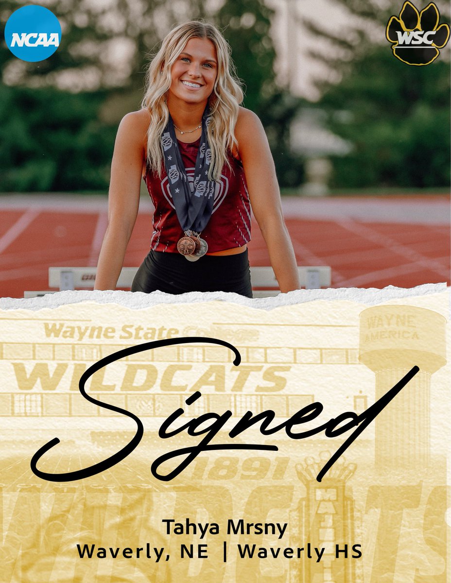 WSCXCTF's tweet photo. ✍️ Officially A Wildcat!!

Welcome to the Wildcat Track and Field Family, @TahyaMrsny 

#WSCXC #WSCTF #CatsNah #RunninWild #ThrowinWild https://t.co/VoPzsnRcBK