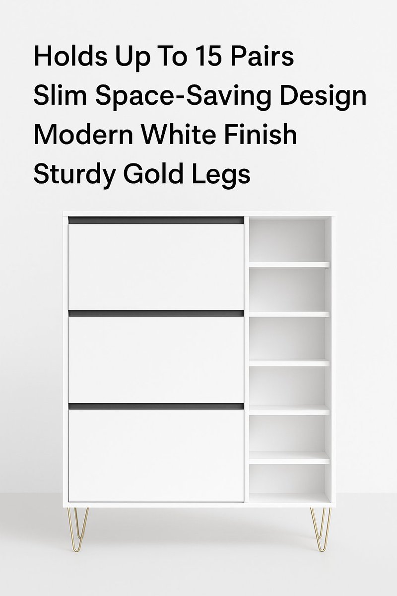 lavish_kitchen's tweet image. 15 pairs of shoes. Zero clutter. One gorgeous cabinet.

Fifo-Mi slim storage + gold legs = luxury organization on a budget.

Budget friendly price = active now. Grab yours before they're gone.

#UCL #ShoeStorage #SmallSpaceLiving #HomeHack #lamansiónvip