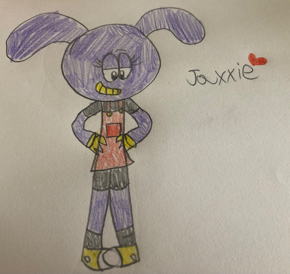 EliseApi's tweet image. Meet Jaxxie, my genderbent of Jax. Watch out boys: she’s a flirt #jax #theamazingdigitalcircus #genderbent