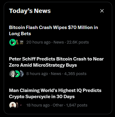 mellyjug's tweet photo. never a dull moment in crypto https://t.co/zNu8mYDsk8