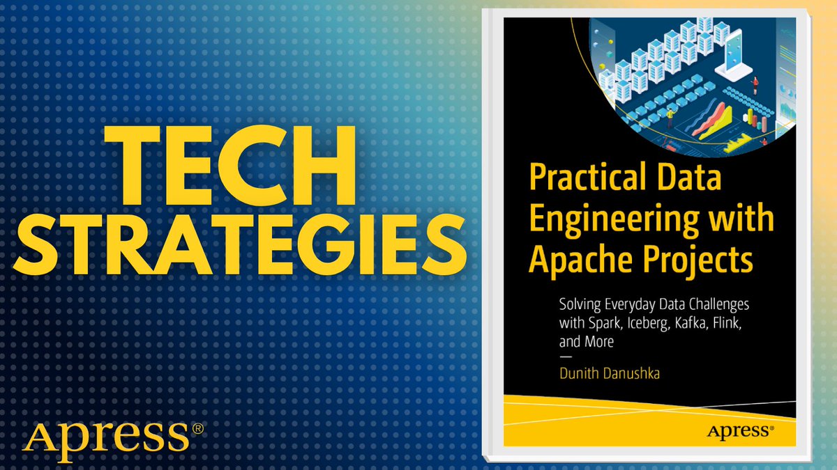 Apress's tweet photo. Want to move from theory to real‑world data engineering? Dive into open‑source tools, solve practical challenges, and learn how pros build scalable pipelines using #Apache projects. 📚 #BigDataTools #DataPipelines #OpenSourceData #Spark #Flink

🔗 https://t.co/nvieL7nzeS https://t.co/2zV1kiowlM
