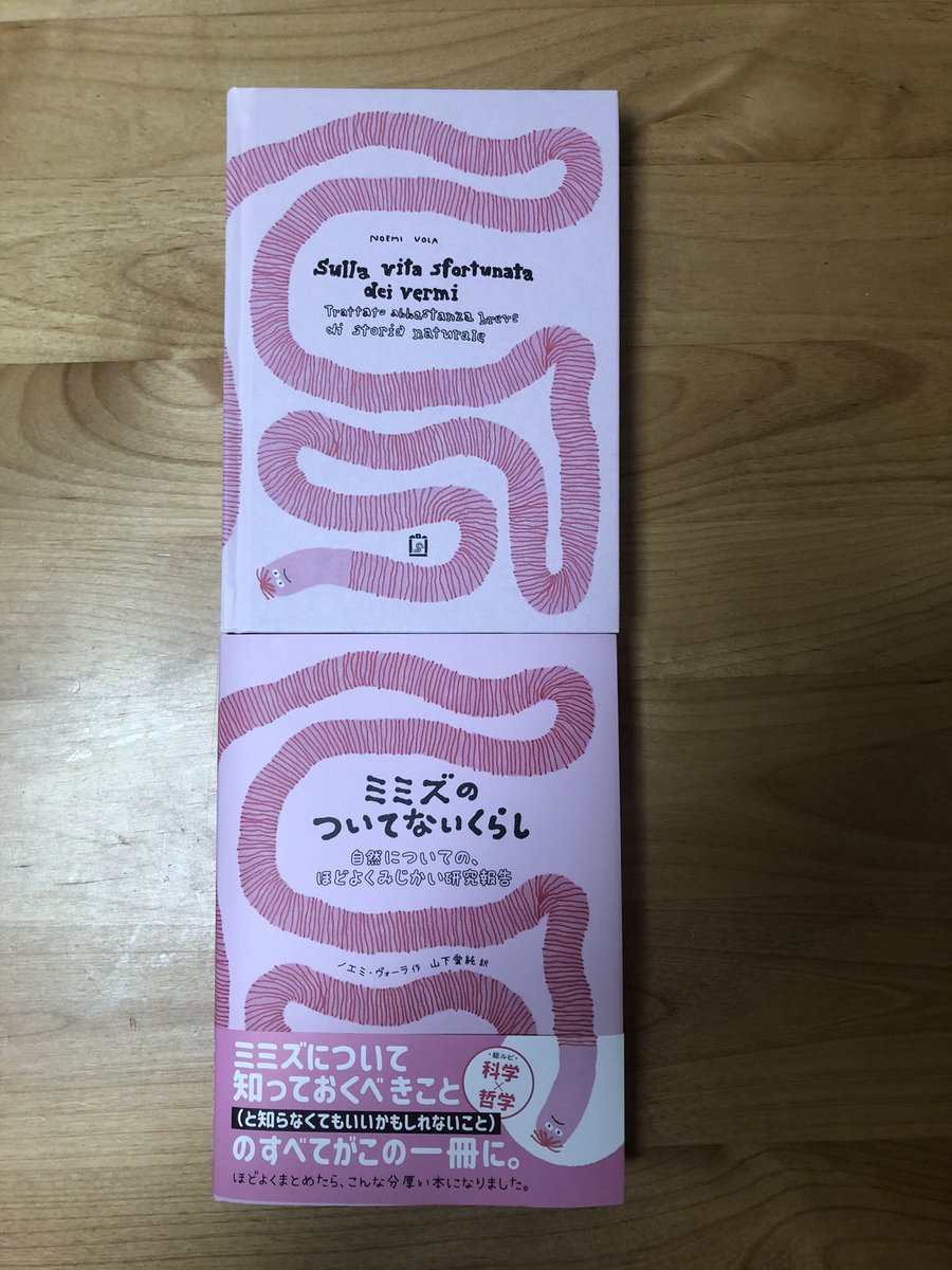 このミミズの絵本の日本語版はアチェロ社刊行

翻訳を担当されたのは山下愛純様です

—- 食習慣から奇妙な行動、地下の生息環境から体のさまざまなピンク色の色合いに至るまで…

C'è moltissimo da scoprire sul verme. ミミズについては実に多くの発見があるのだ

<a href="/aceropublishing/">翻訳絵本の制作・出版　アチェロ</a> 
<a href="/Azuazzurra/">ぷかぷかカイツブリ＊イタリア語で読書</a>
