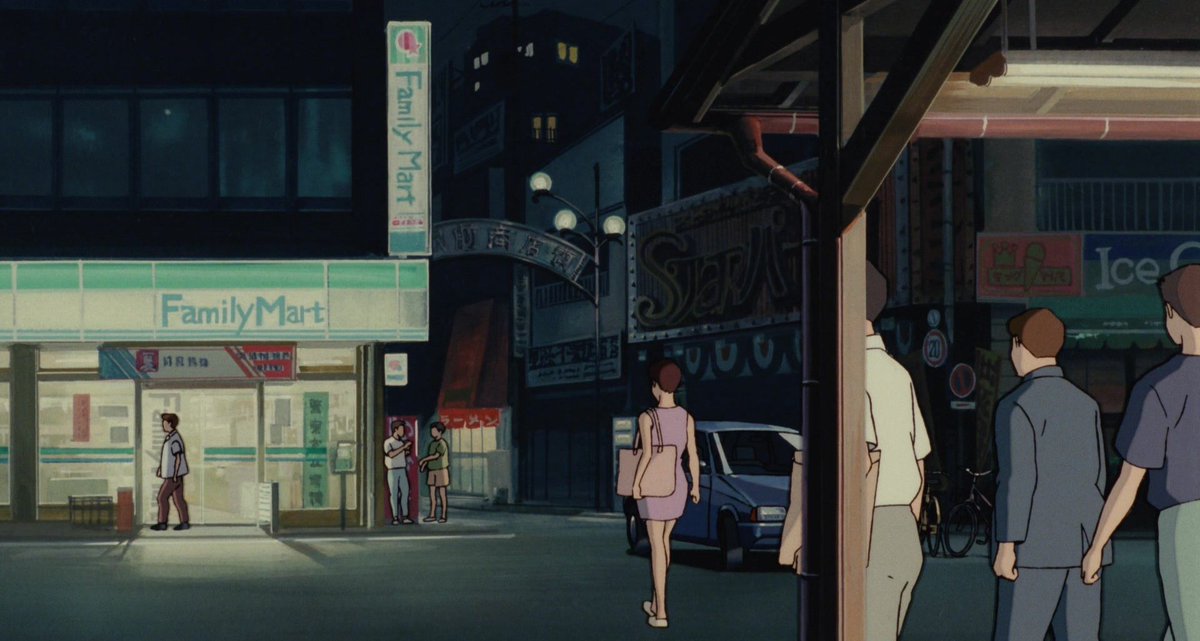 gen_ghibli's tweet photo. #EscenariosGhibli Anochece en la ciudad, en 'Susurros del corazón' (Yoshifumi Kondō, 1995). https://t.co/WggevPbBws