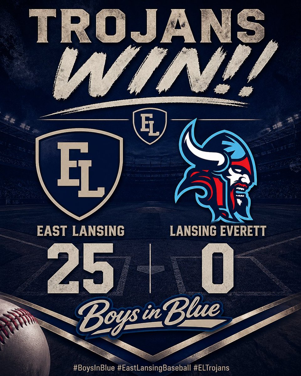 EL_Baseball1's tweet image. #boysinblue
#eastlansingbaseball
#trojans