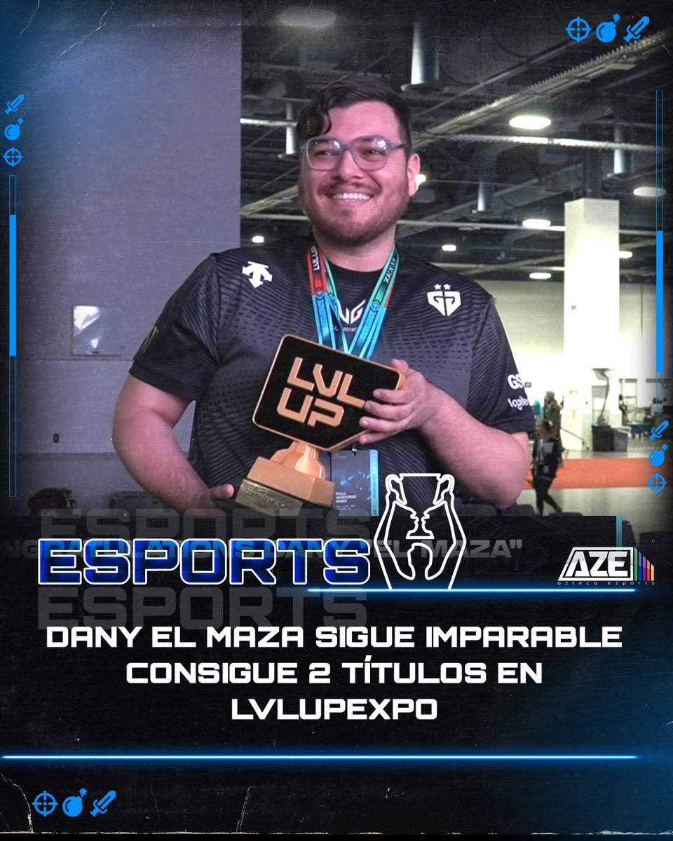 TVAztecaEsports's tweet image. 🇲🇽🏆 Dany El Maza sigue imparable: consigue 2 títulos en LVL UP EXPO.

El mexicano continúa dominando la escena competitiva y dejando claro su nivel. 🔥🥊

#FGC #Esports #México #LVLUPEXPO