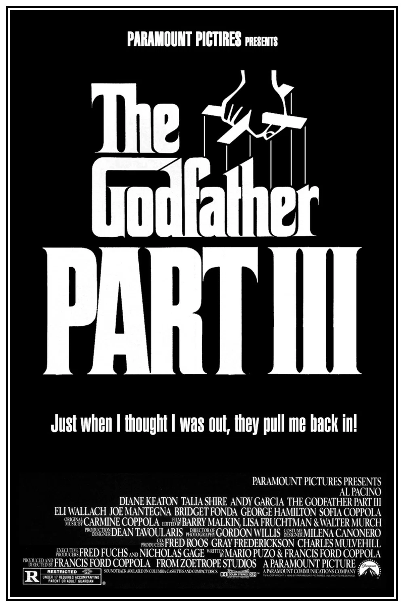 Of course it stunk. Who needs a hundred and eleven Godfather movies?!
