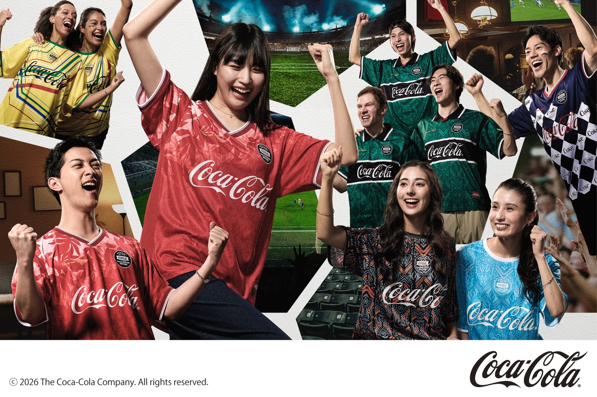 2026 コカ・コーラ フットボールアパレルコレクション⚽️ こちら